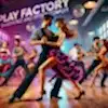 DALL·E 2024 11 13 12.07.58 A lively dance studio at Play Factory Dance and Sports Complex showcasing an intense Latin dance class. The dancers are energetically performing salsa 100x100